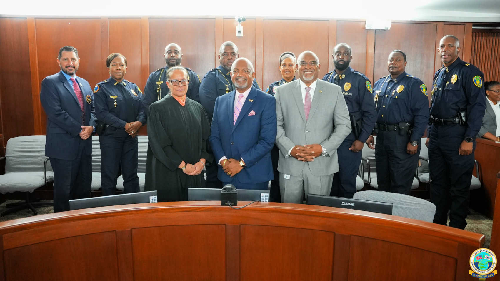 VIPD Celebrates the Promotion of New Captains and Lieutenants